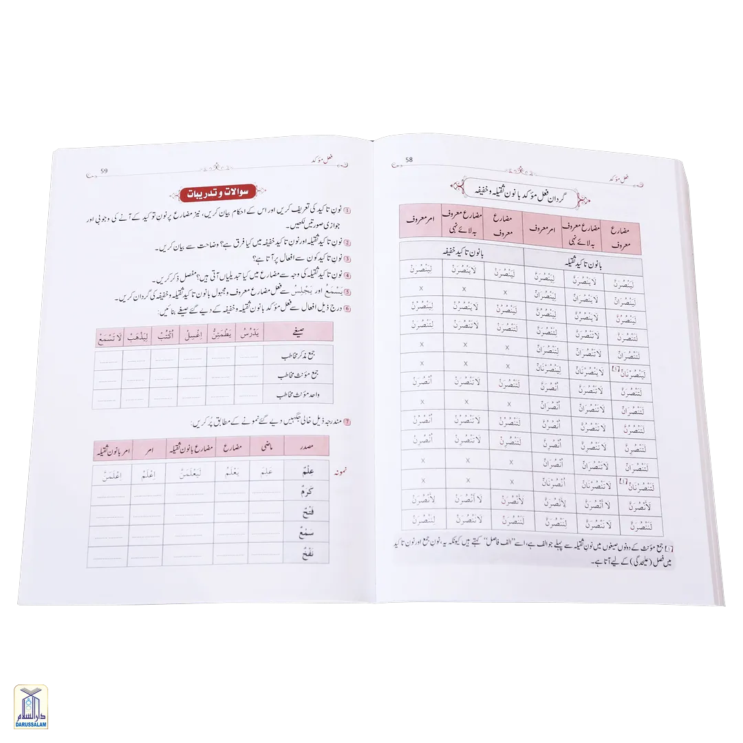 Quwaid Ul Sarf 3 Parts<Br>قواعد الصرف - 3 حصے - Image 7