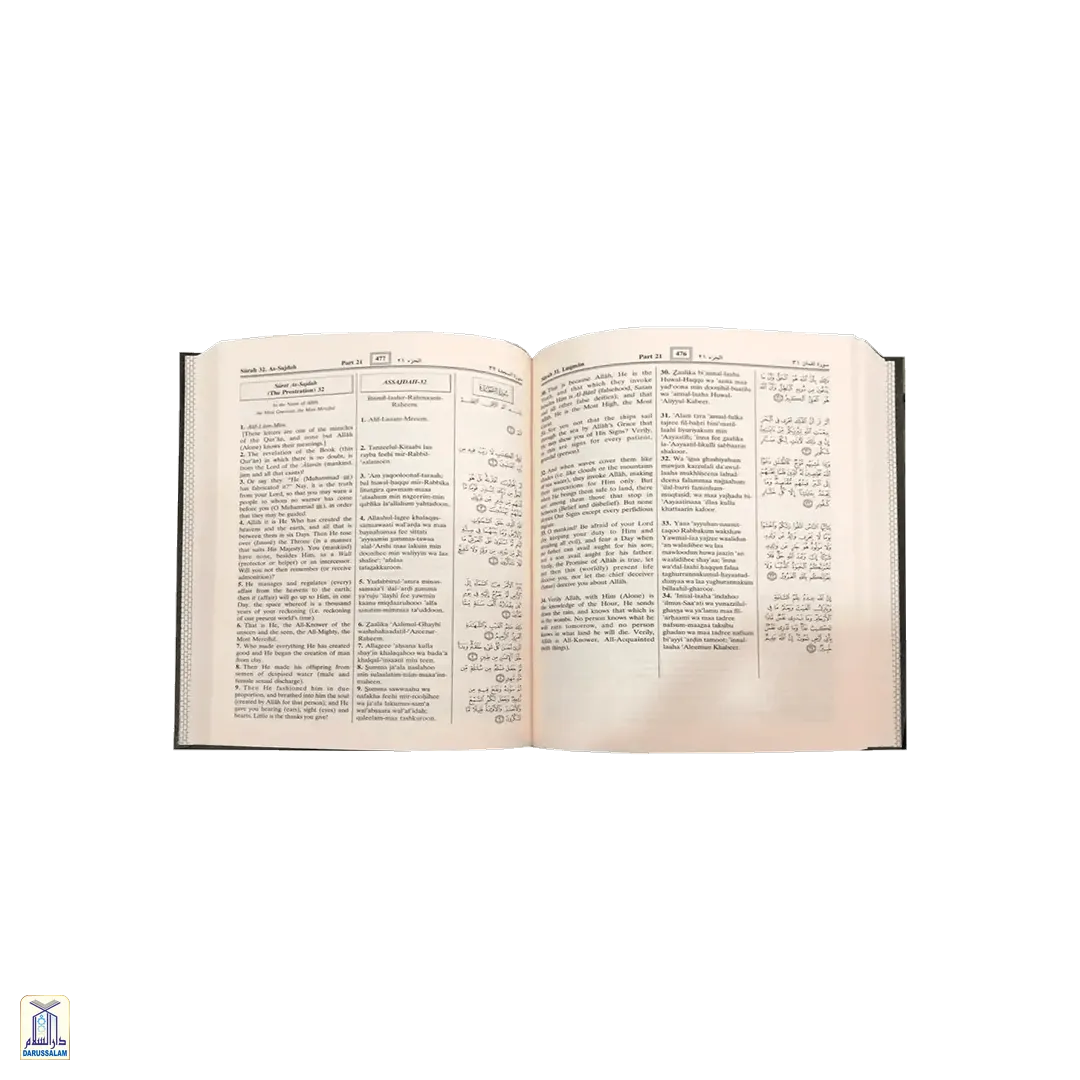 The Noble Quran Transliteration In Roman Script With Original Arabic Text And English Translation Of The Meanings - Image 4